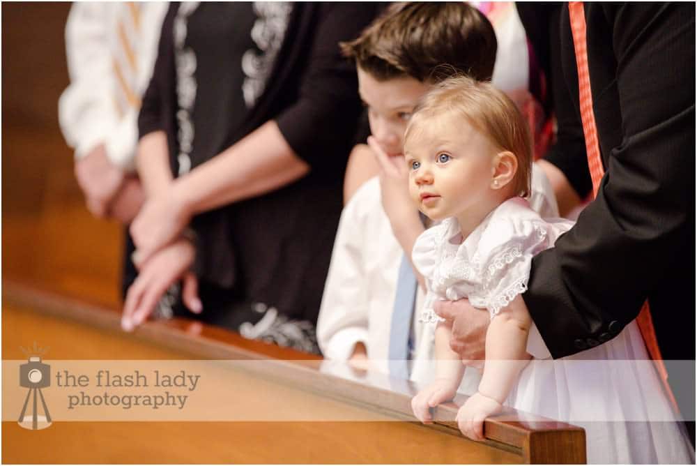 Emily's baptism photos at St. Mary's Church, Newington, CT by The Flash Lady Photography