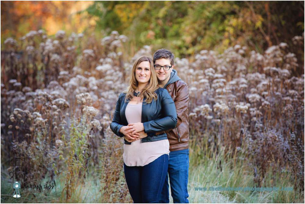 Brooke & Matt's engagement photos at The Drake Hill Flower Bridge, Simsbury, CT