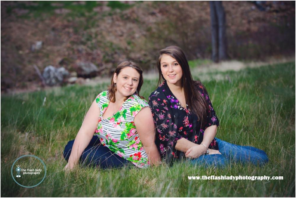 Garafalo Sisters photo session at Saville Dam by The Flash Lady Photography, Newington, CT