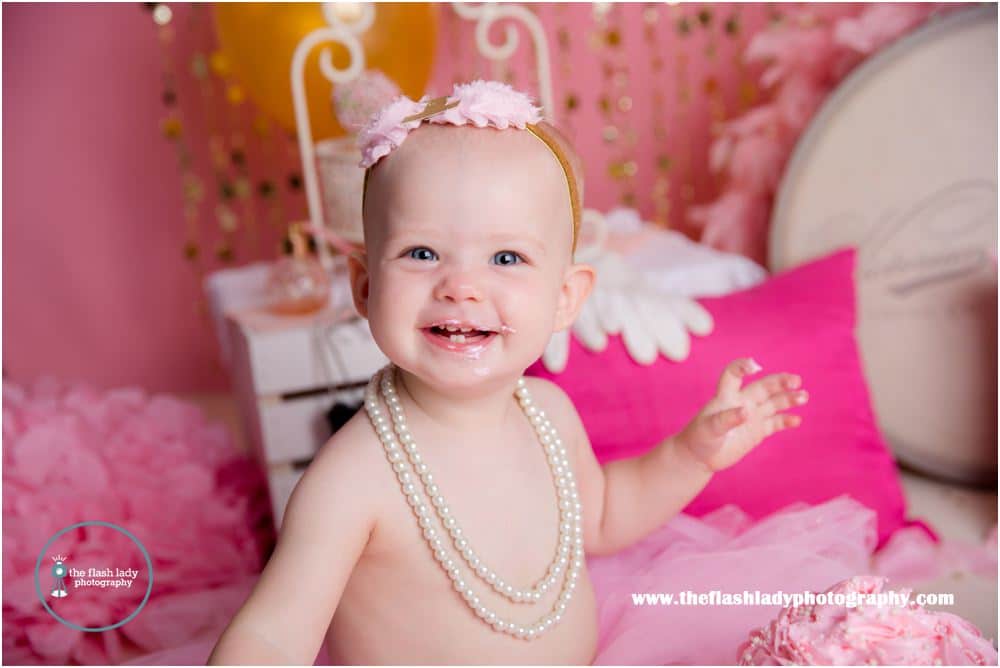 Sienna | Pretty In Pink | Newington, CT Cake Smash Photographer – Flash ...