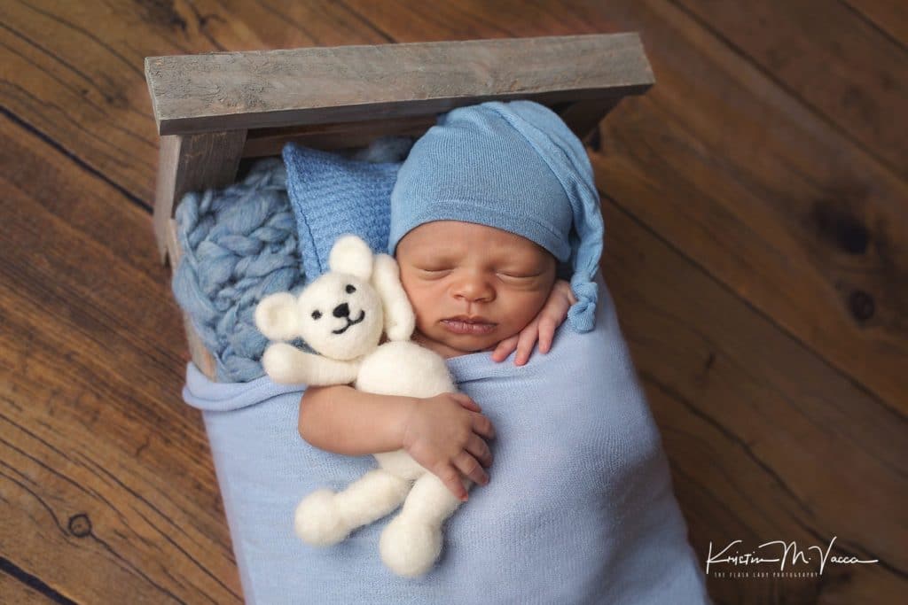 Photos of Emmett's heirloom newborn photography session by Portland, CT photographer The Flash Lady Photography