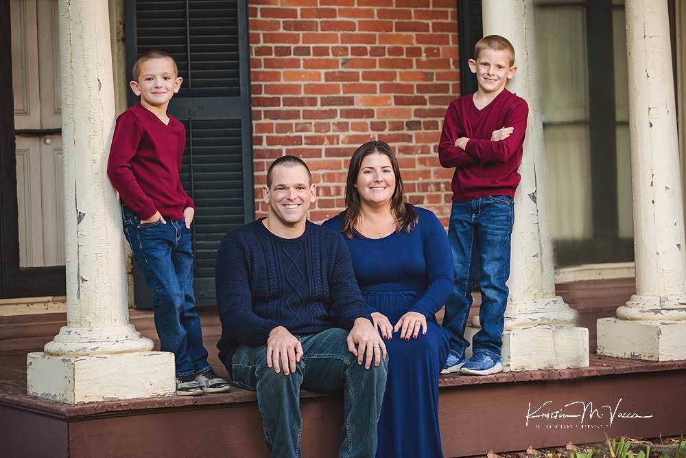 Family photos in Old Wethersfield by The Flash Lady Photography