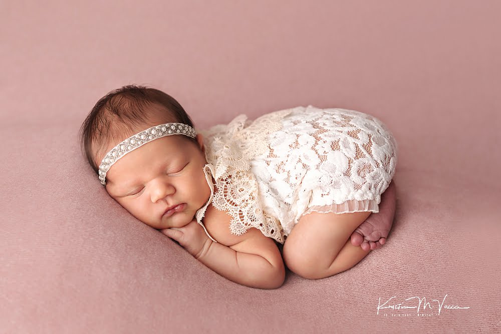 Purple & Pink newborn photos by The Flash Lady Photography