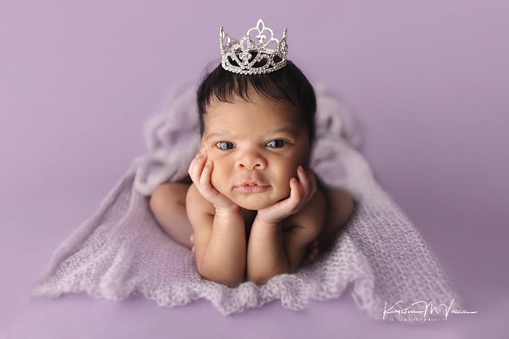 Princess newborn photos by The Flash Lady Photography
