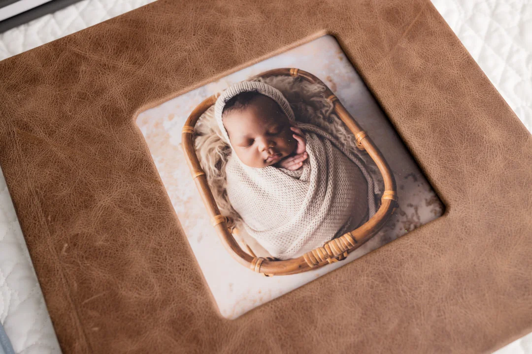 Flash-Lady-Printed-Product-Photos-4 Album cover of a baby boy for photography pricing samples